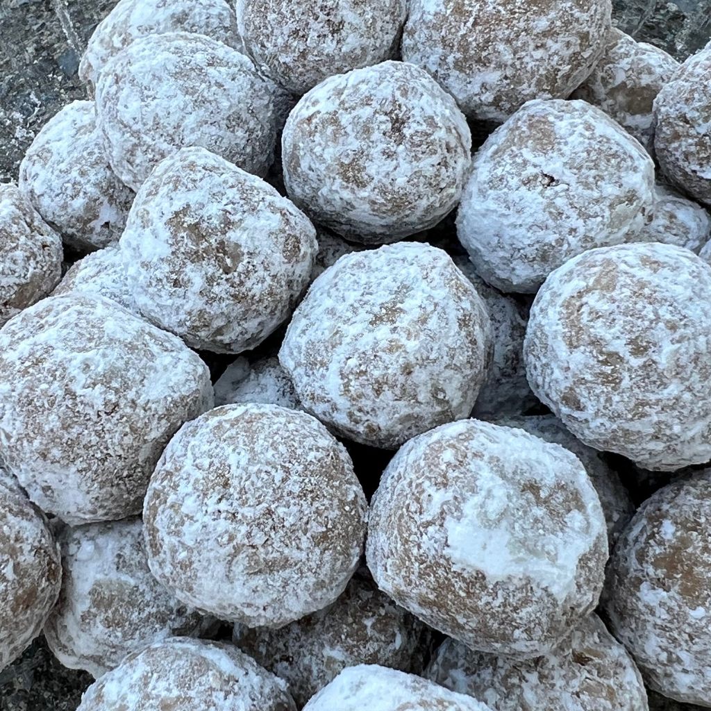 Galletas bolitas de nuez