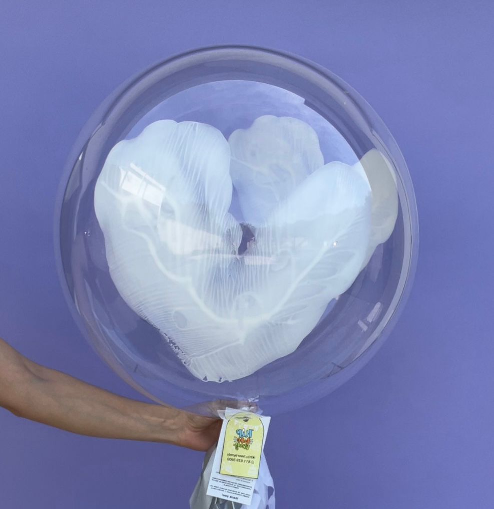 Globo burbuja corazón