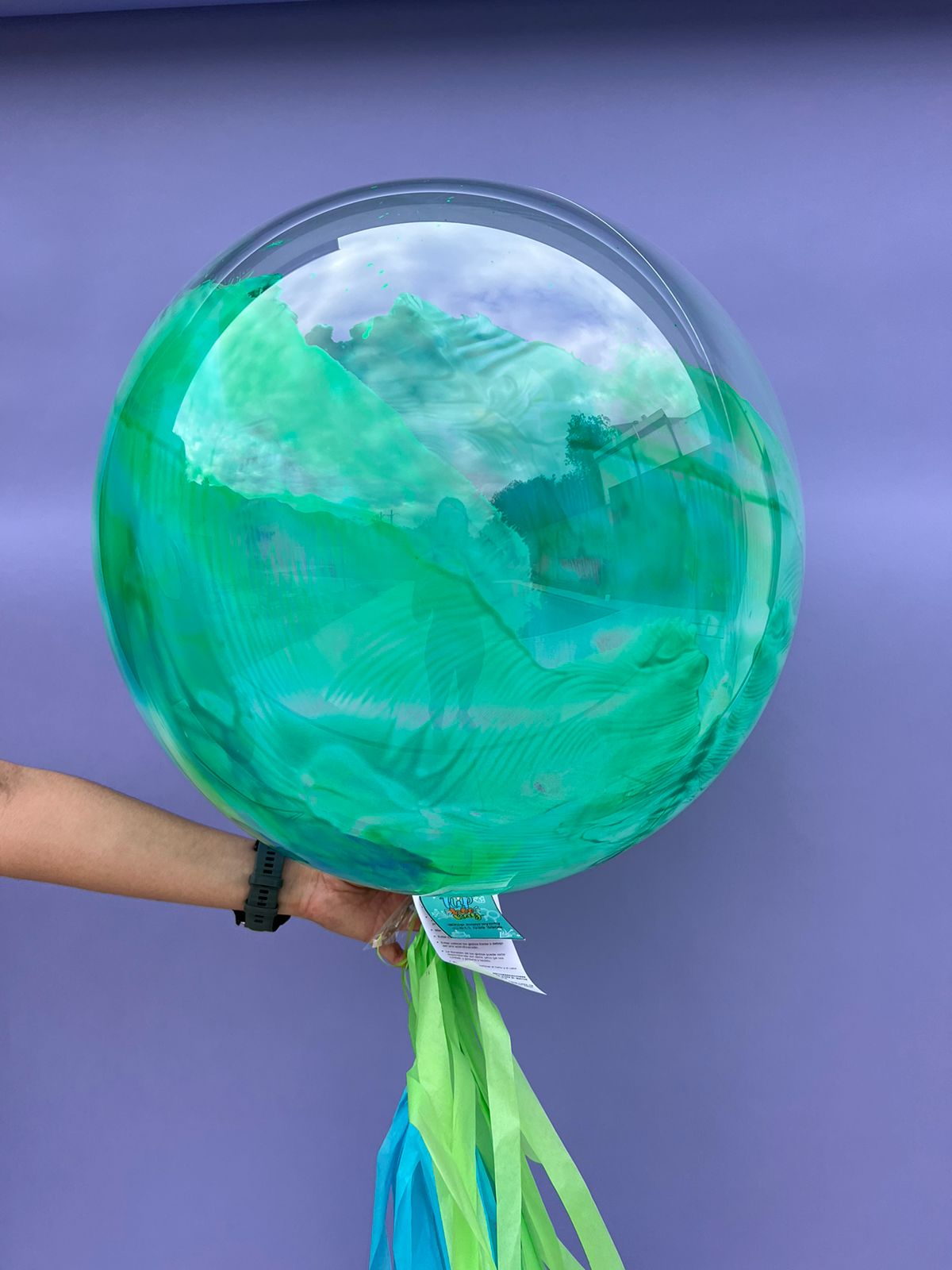 Globo burbuja completa