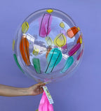 Globo burbuja velitas