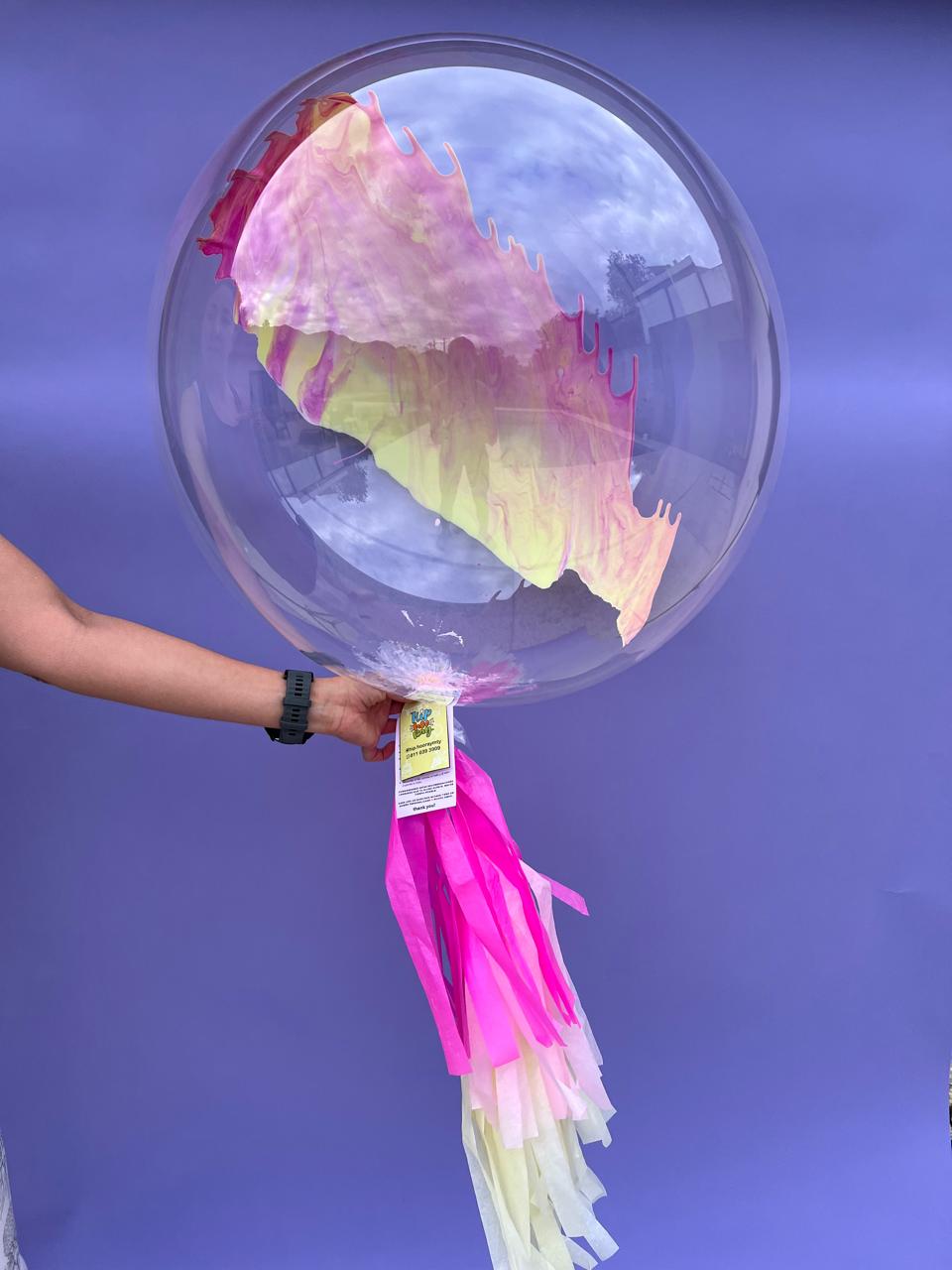 Globo burbuja marble