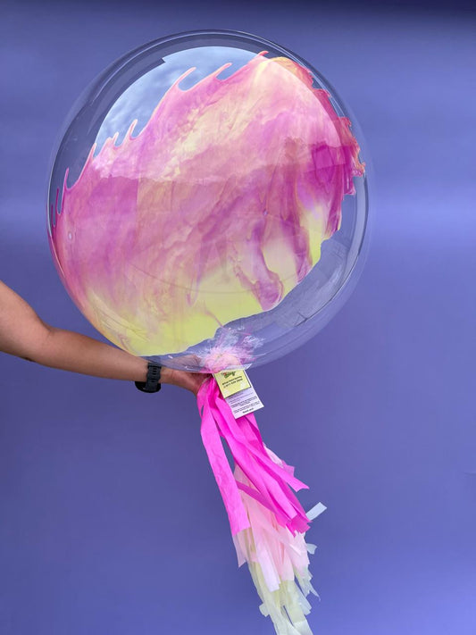 Globo burbuja marble