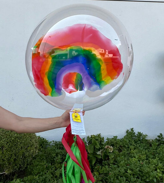 Globo burbuja rainbow